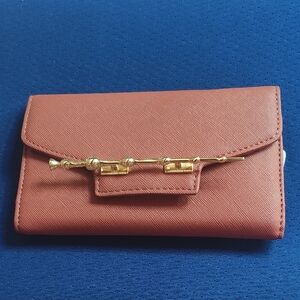 Harry Potter Loungefly Brown Wallet with Gold Accent